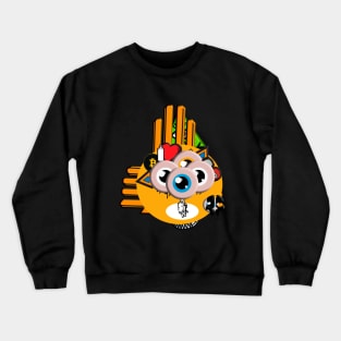 Big-eyed graffiti Crewneck Sweatshirt